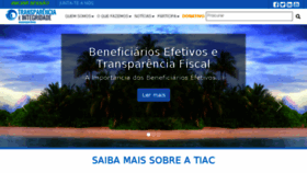 What Transparencia.pt website looked like in 2016 (7 years ago)