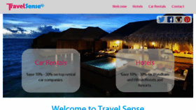 What Travelsense.co website looked like in 2016 (7 years ago)