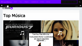What Topsmusicas.com website looked like in 2016 (7 years ago)