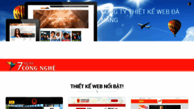 What Thietkewebdanang.com website looked like in 2016 (7 years ago)