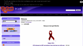 What Tcell.org.uk website looked like in 2016 (7 years ago)
