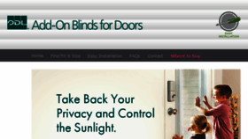 What Troublefreeblinds.com website looked like in 2016 (7 years ago)