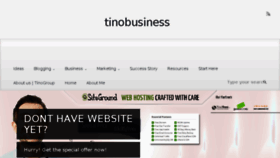 What Tinobusiness.com website looked like in 2016 (7 years ago)