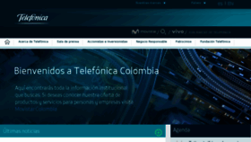 What Telefonica.com.co website looked like in 2016 (7 years ago)