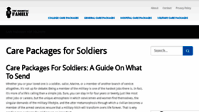 What Thesoldiersfamily.com website looked like in 2016 (7 years ago)