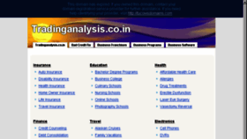 What Tradinganalysis.co.in website looked like in 2016 (7 years ago)