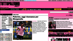 What Tuttopalermo.net website looked like in 2016 (7 years ago)