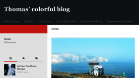 What Thomas-colorful-blog.com website looked like in 2016 (7 years ago)