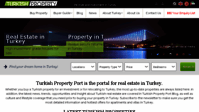 What Turkishpropertyport.com website looked like in 2016 (7 years ago)