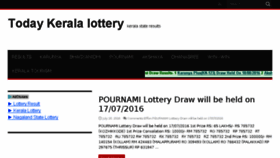 What Todaykeralalottery.com website looked like in 2016 (7 years ago)
