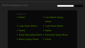 What Thedieselgypsy.com website looked like in 2016 (7 years ago)
