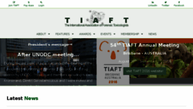 What Tiaft.org website looked like in 2016 (7 years ago)
