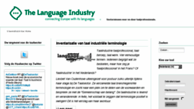 What Thelanguageindustry.eu website looked like in 2016 (7 years ago)