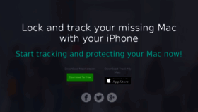 What Trackmymac.com website looked like in 2016 (7 years ago)