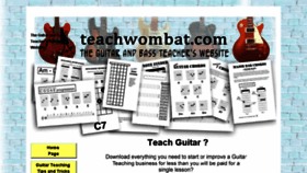 What Teachwombat.com website looked like in 2016 (7 years ago)