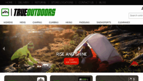 What Trueoutdoors.ca website looked like in 2016 (7 years ago)
