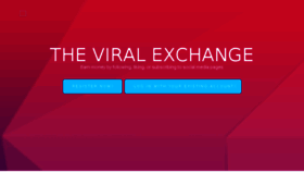 What Theviralexchange.com website looked like in 2016 (7 years ago)
