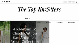 What Thetopknotters.com website looked like in 2016 (7 years ago)
