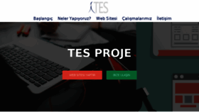 What Tesproje.com website looked like in 2016 (7 years ago)