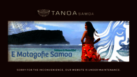 What Tanoasamoa.com website looked like in 2016 (7 years ago)