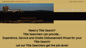 What Titlesearchers.ca website looked like in 2016 (7 years ago)