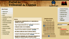 What Tcontas.ao website looked like in 2016 (7 years ago)
