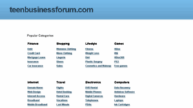 What Teenbusinessforum.com website looked like in 2016 (7 years ago)