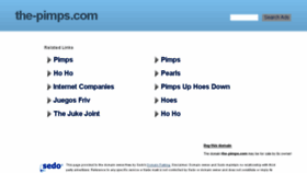 What The-pimps.com website looked like in 2016 (7 years ago)