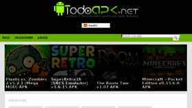 What Todoapk.net website looked like in 2016 (7 years ago)