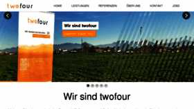 What Twofour.de website looked like in 2016 (7 years ago)