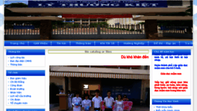What Thptlythuongkiet.e-school.edu.vn website looked like in 2016 (7 years ago)