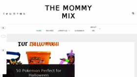 What Themommymix.net website looked like in 2016 (7 years ago)