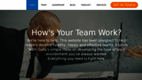 What Teams.guru website looked like in 2016 (7 years ago)