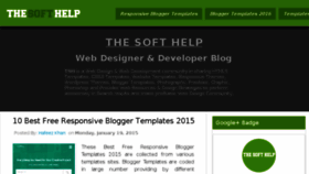 What Thesofthelp.com website looked like in 2016 (7 years ago)