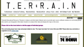 What Terrain.net.nz website looked like in 2016 (7 years ago)