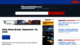 What Tollroadsnews.com website looked like in 2016 (7 years ago)