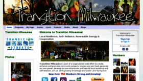 What Transitionmilwaukee.org website looked like in 2016 (7 years ago)