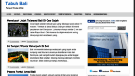 What Tabuhbali.com website looked like in 2016 (7 years ago)