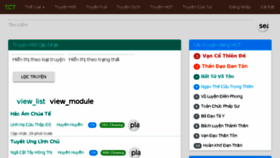 What Truyencuatui.vn website looked like in 2016 (7 years ago)
