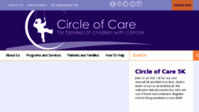 What Thecircleofcare.org website looked like in 2016 (7 years ago)