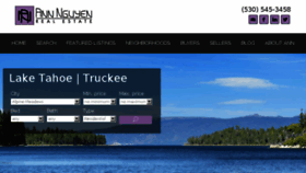What Tahoetruckeehome.com website looked like in 2016 (7 years ago)