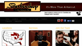 What Thebarbershops.com website looked like in 2016 (7 years ago)