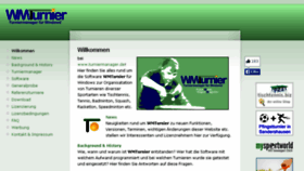 What Turniermanager.de website looked like in 2016 (7 years ago)