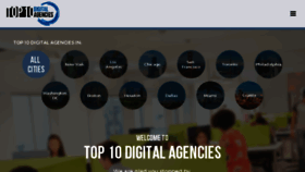 What Top10digitalagencies.com website looked like in 2016 (7 years ago)