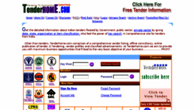 What Tenderhome.com website looked like in 2016 (7 years ago)