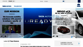 What Tatamotors.com.bd website looked like in 2016 (7 years ago)