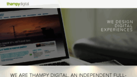 What Thampydigital.com website looked like in 2016 (7 years ago)