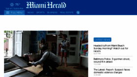 What Themiamiherald.com website looked like in 2016 (7 years ago)