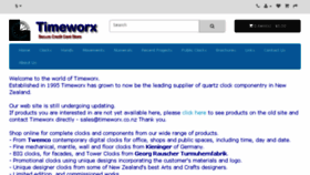 What Timeworx.co.nz website looked like in 2016 (7 years ago)
