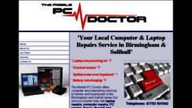 What Themobilepcdoc.co.uk website looked like in 2016 (7 years ago)